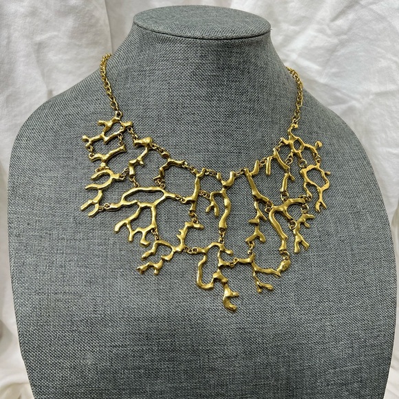 Fashion Jewelry Ladys Choker Style 14kt. Gold Plated Necklace. Amazingly Y2K. - Picture 2 of 10